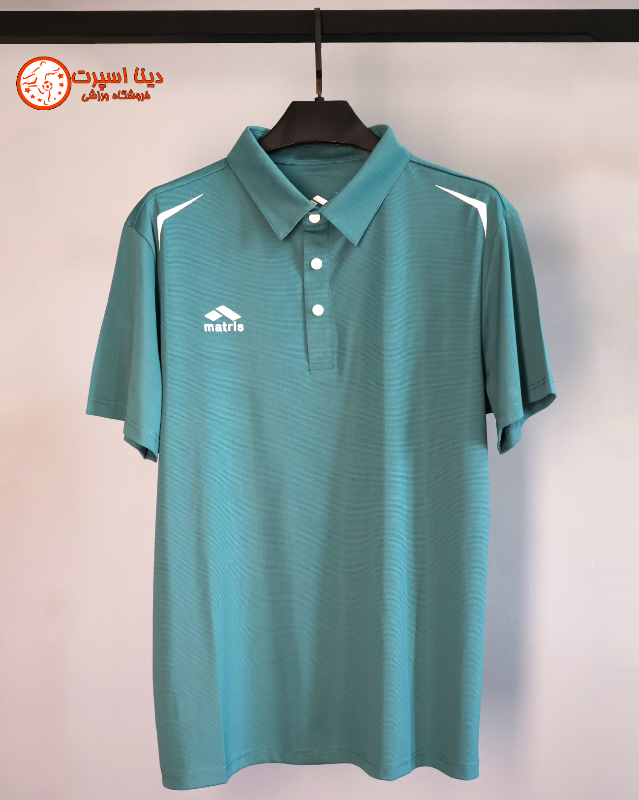 تیشرت مردانه ماتریس اورجینال مدل Snap Button Polo T-shirt